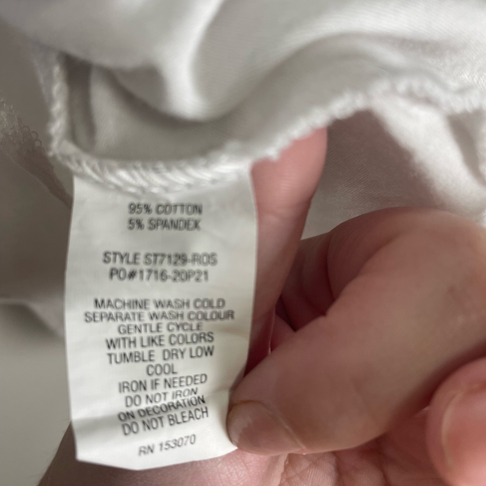 White cotton bodysuit - Picture 7 of 7